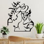 Wallity Dolce Vita 2 Escultura de pared metálica Negra